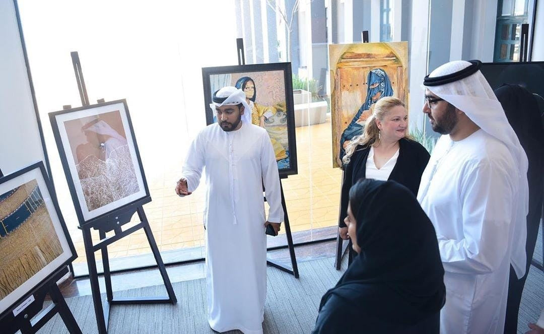 Mai Majdy's paintings showcased in «Umm Al Quwain Art Festival 2020»