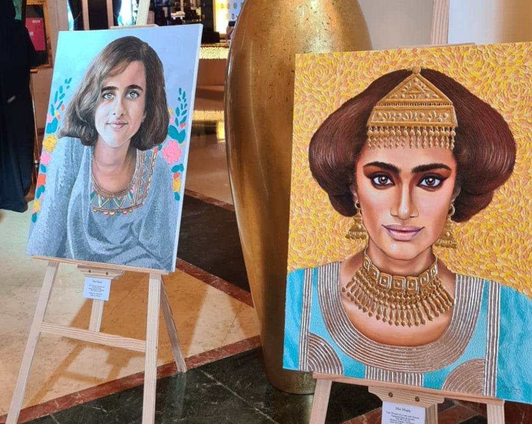 Artist Mai Majdy will be under the spotlight and her artworks at Ajman Hotel and Fairmont Ajman Hotel 2023.